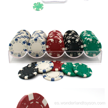 Juego de casino de 200 piezas de fichas de póquer de metal 2021